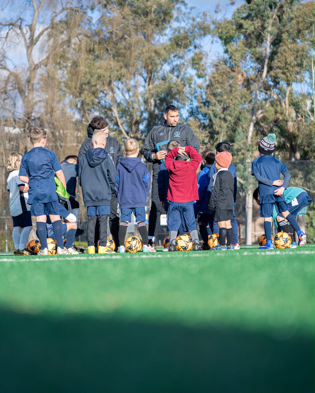 GT Football Academy training session
