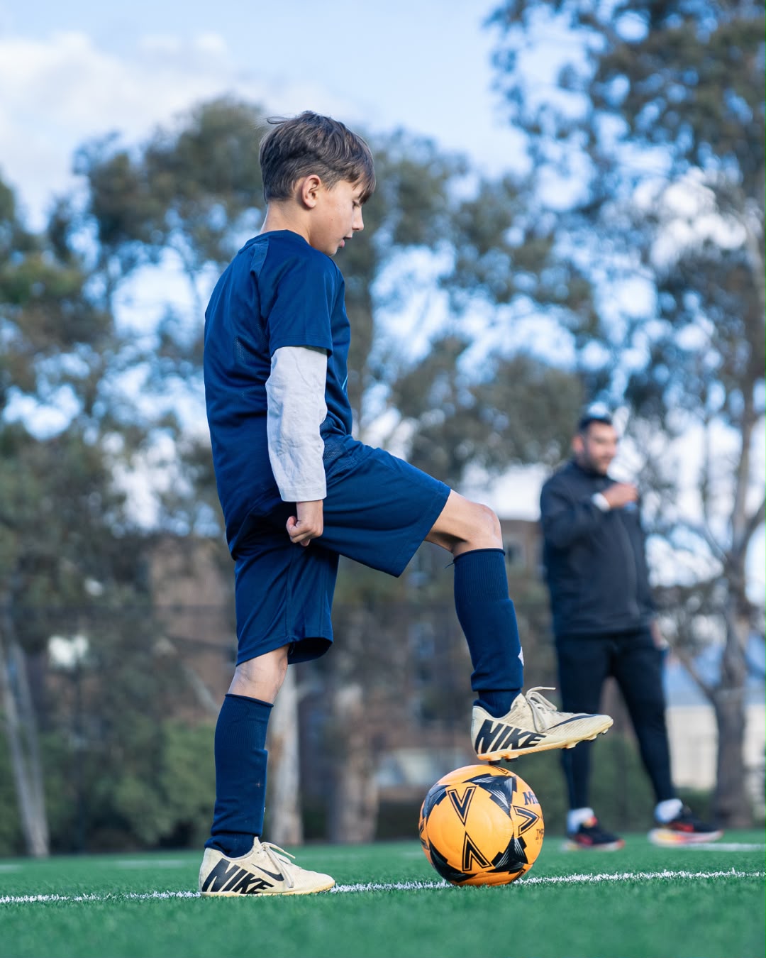 GT Football Academy training session