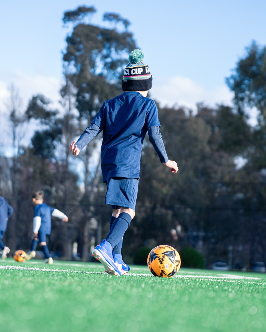 GT Football Academy training session