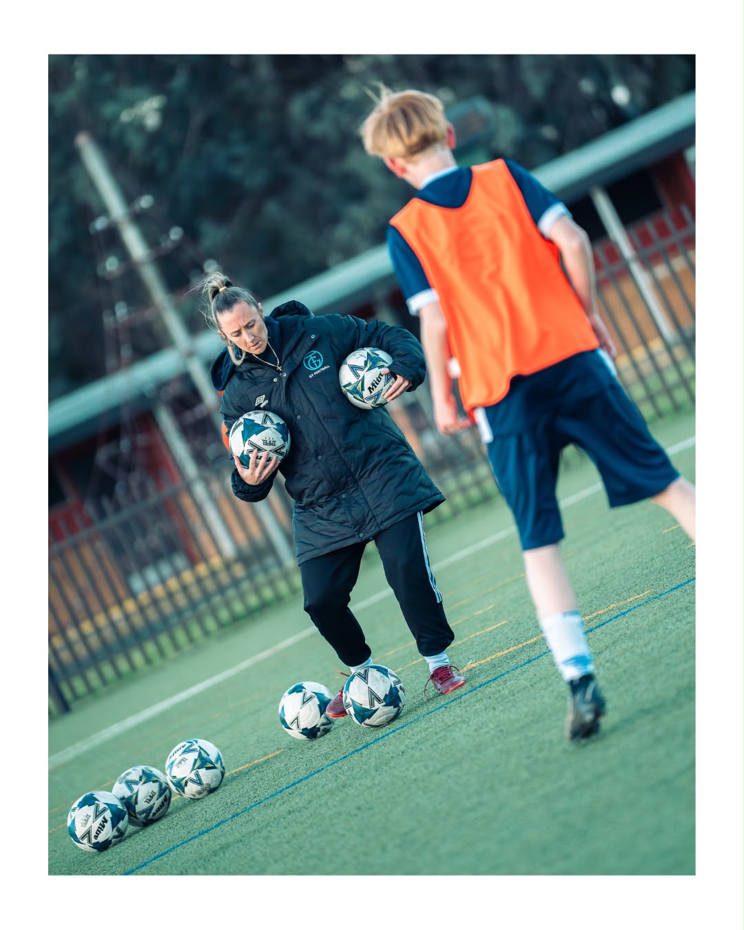 GT Football Academy training session
